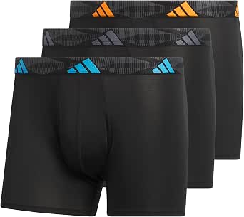 adidas Men's Microfiber Trunk Underwear 3-Pack