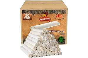 Pack of 50 5-6 Inch Labrador Retriever Rawhide Retriever Rolls