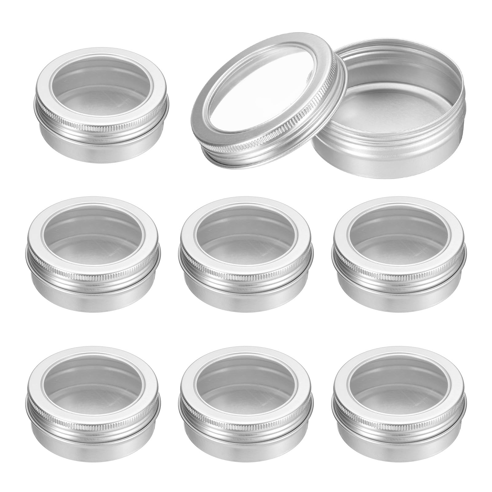 Petites boîtes en métal de taille voyage pour baumes et cosmétiques maison