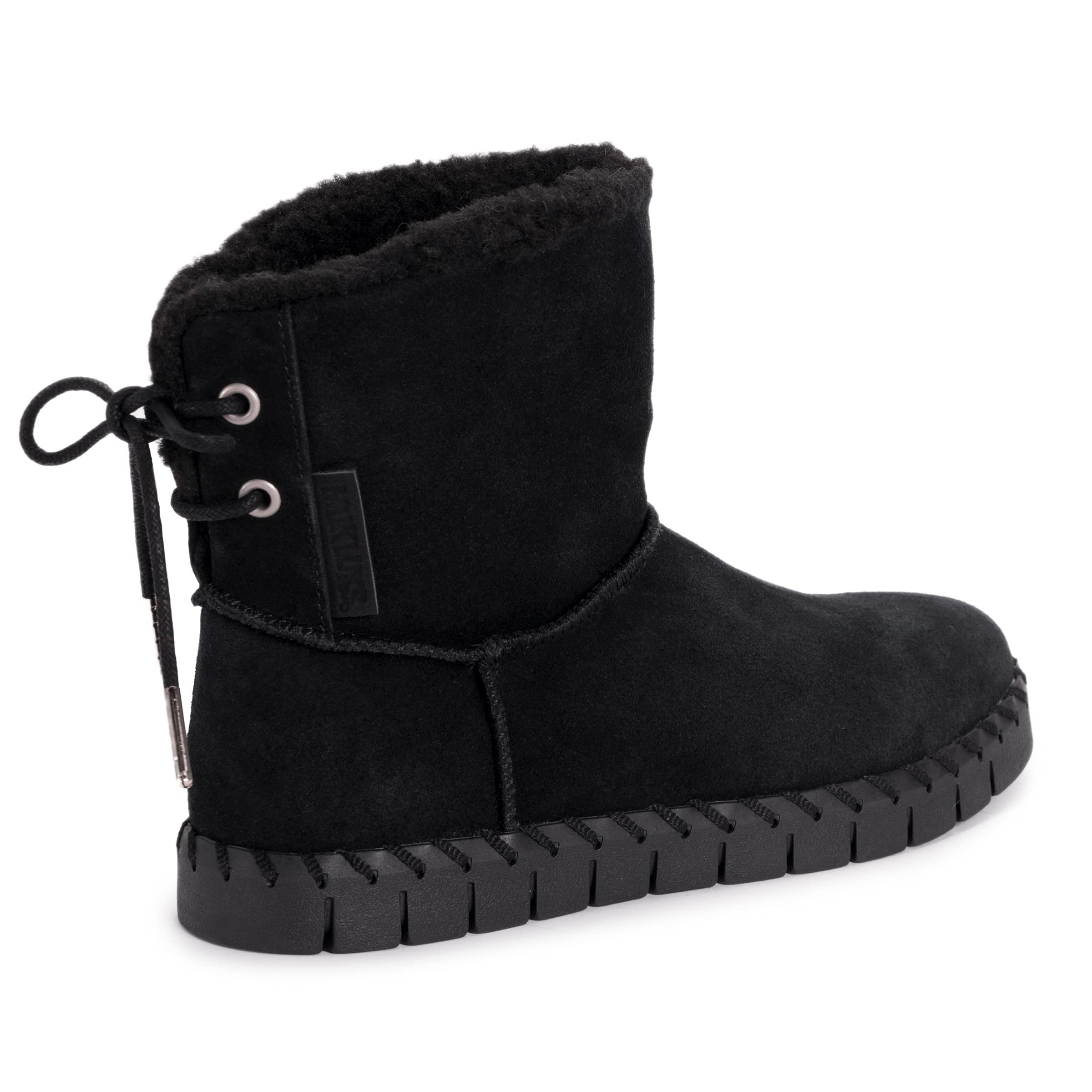 MUK LUKS Damskie buty Flexi Albany Fashion, Czarny, 37 EU