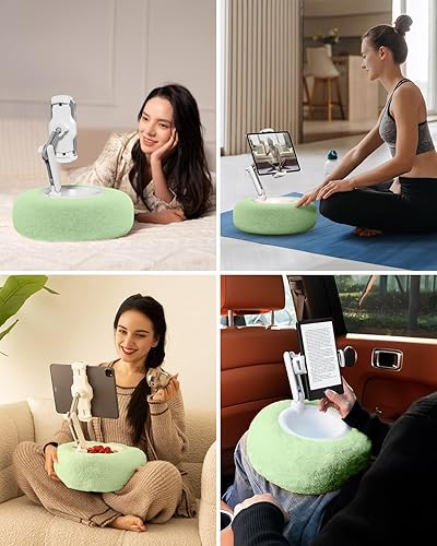 Miniatura 2 de Viozon Almohada con soporte para tablet, compatible con teléfonotableta de 4.7 a 13 pulgadas, iPad, iPhone, Samsung, Google, Kindle, soporte de
