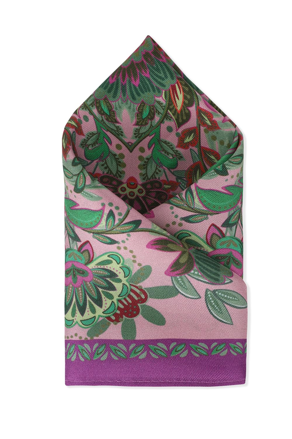 van heusen Men Pink Print Party Pocket Square-picture-39