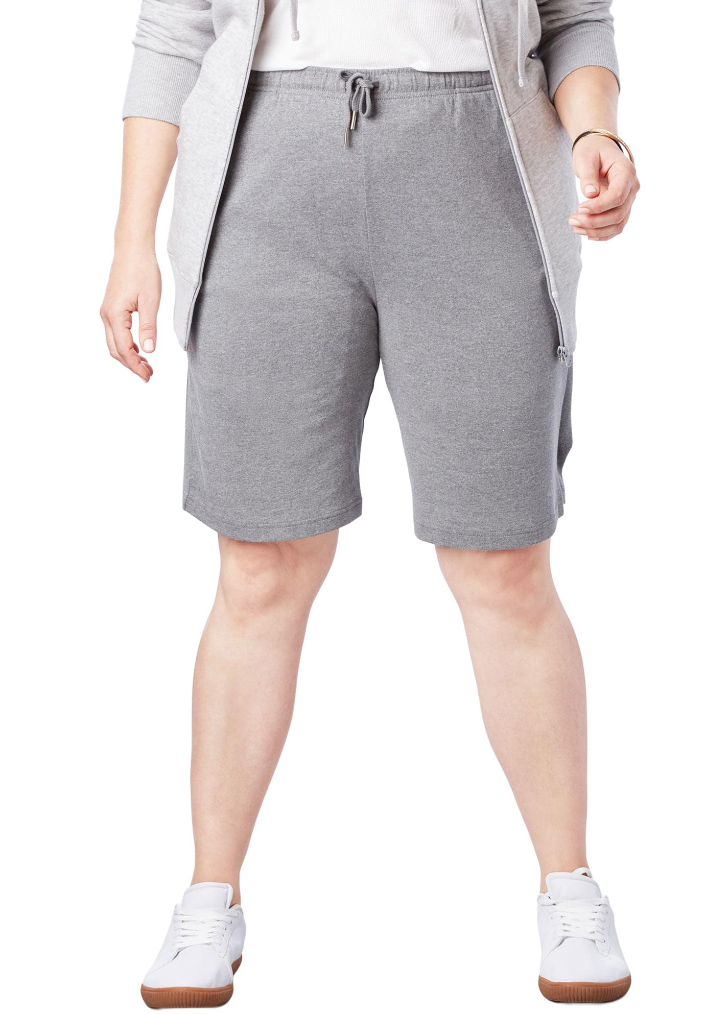 Woman Within Plus Size Sport Knit Short