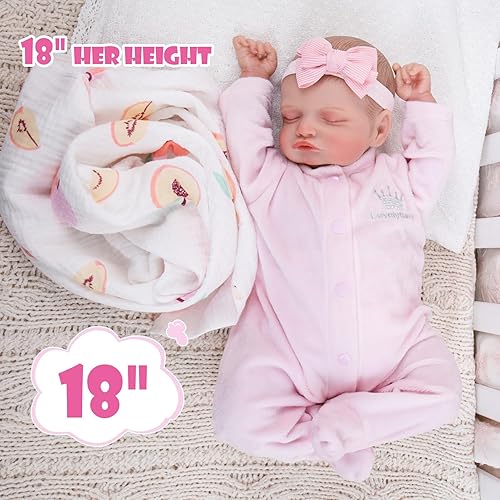 Miniatura 5 de Aori Muñeca realista Reborn Baby Dolls, muñecas de bebé recién nacidas, muñecas de bebé de la vida real