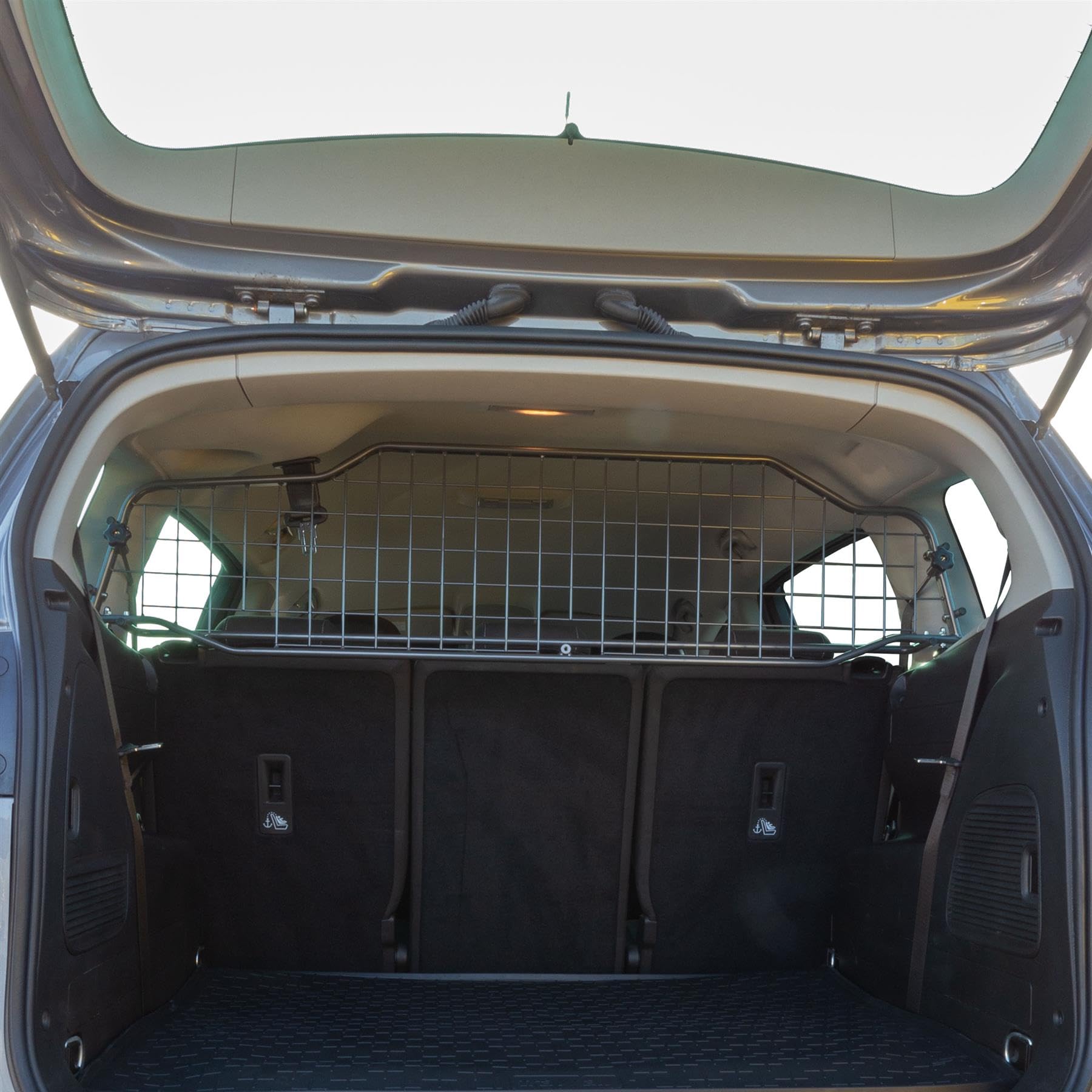 Travall Dog Guard compatible with Vauxhall Zafira Tourer (2011-Current) Vehicle Specific Boot Guard Tailored Fit Luggage Pet Barrier Separator Heavy Duty Powder Coated Steel
