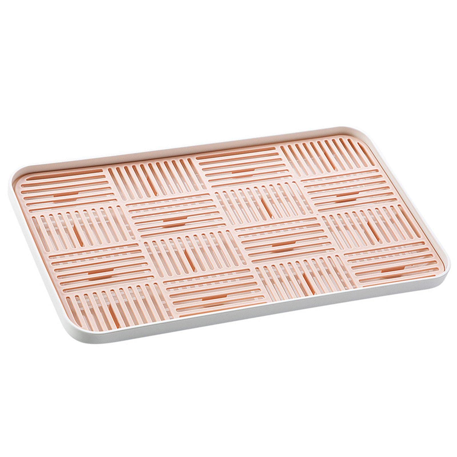 Kitchen Sink Side Draining Board Coffee Tray Multi Scene Shelf Organizer Pink Size L-image-27