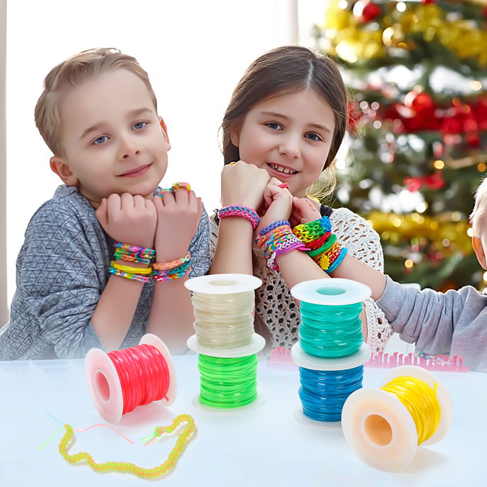 Hilos Que Brillan En La Oscuridad, Hilo Luminoso Tejido A Ma | Cuotas