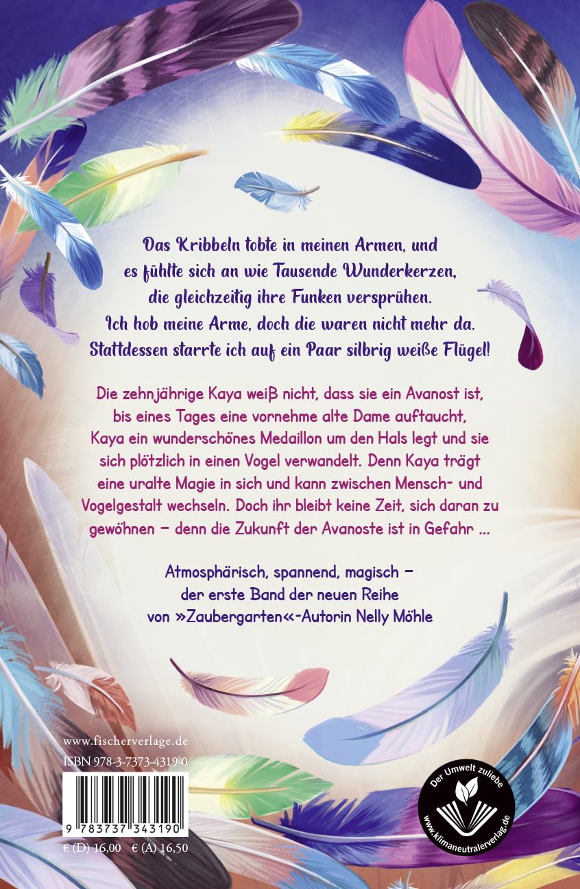 Kaya Silberflügel - Das Geheimnis der magischen Federn: Auftakt der neuen magischen Kinderbuchreihe ab 9 Jahren │ spannendes Fantasyabenteuer von Nelly Möhle