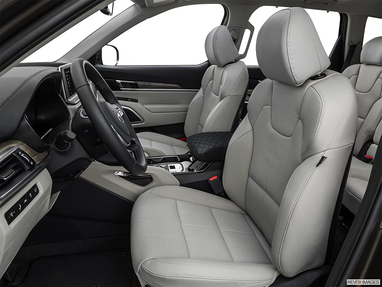 KMMOTORS Telluride Console Cover, Armrest Cushion, Vegan Leather, Console lid Protector, Anti-Scratch (Black)