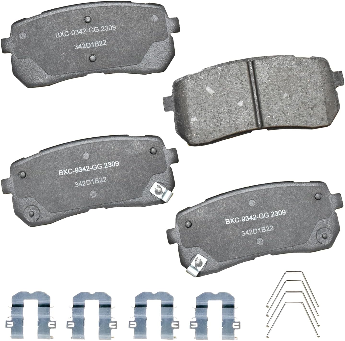 Bendix Premium SBC2309 Ceramic Rear Brake Pads for Hyundai Veracruz 2007-2012 & Kia Sedona 2015-2021 | OE-Quality, Quiet Ride