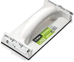 Atlas - Suporte Plástico Manual com Base de EVA com Cabo para Lixa, Tamanho 23x10,5cm