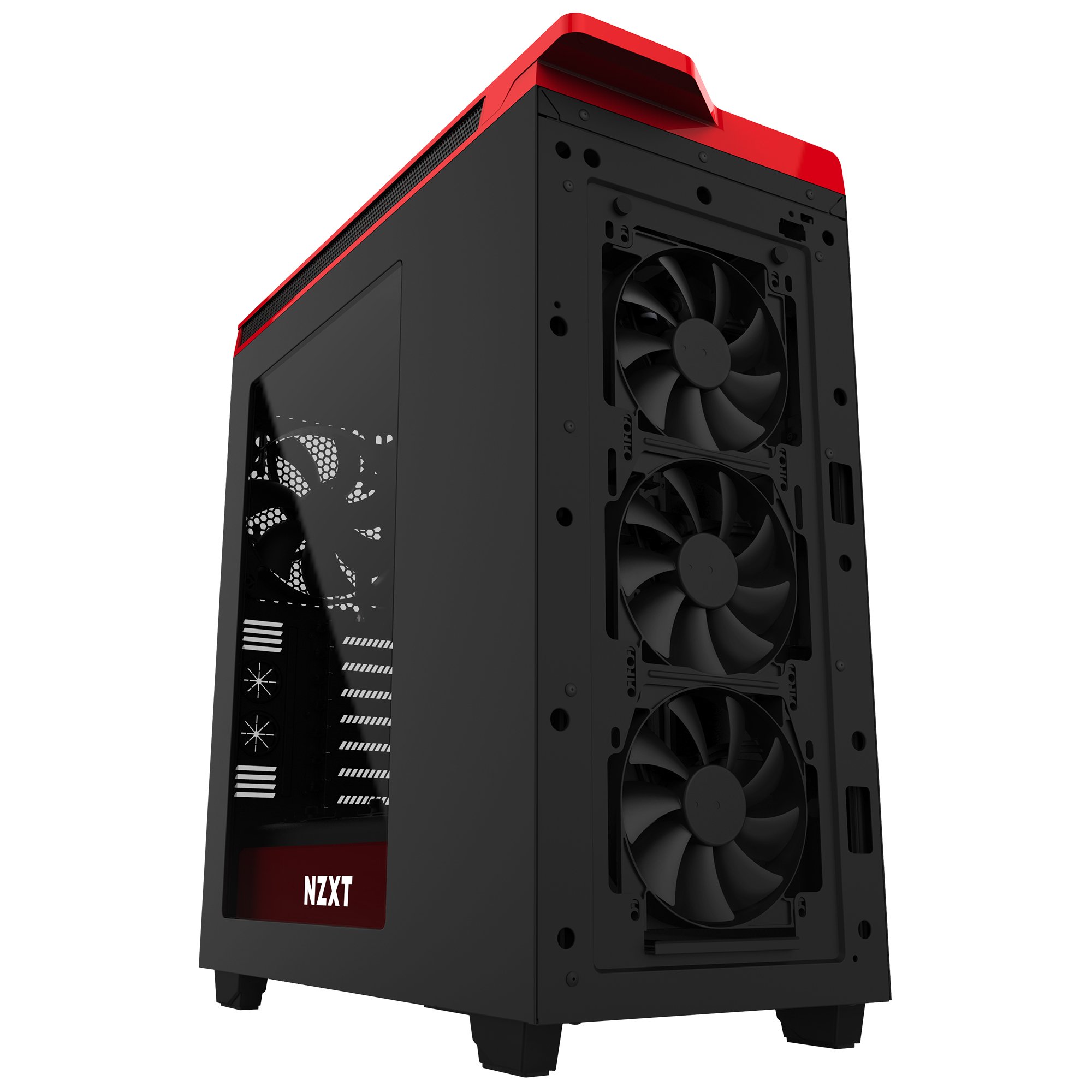 Amazon.in: Buy NZXT H440 Mid Tower Case (Matt Black/Red/w Window