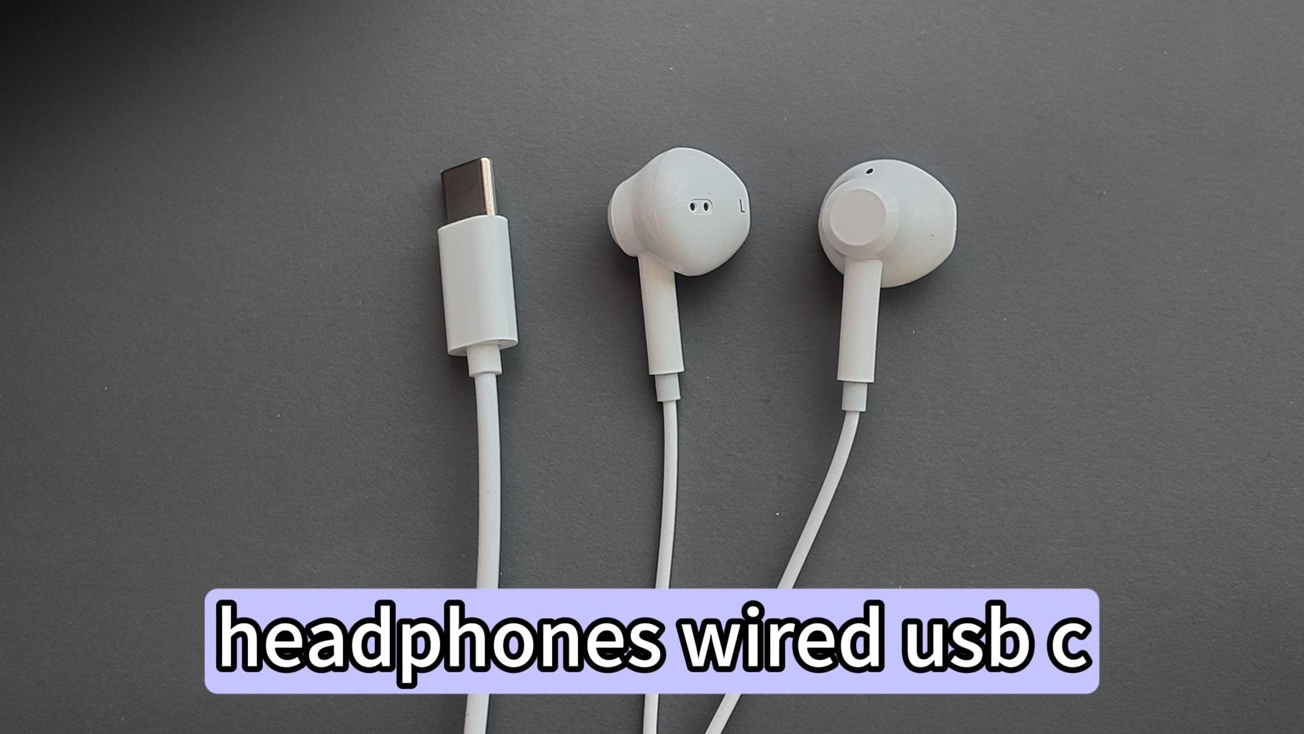 USB C Headphones Wired for iPhone 17/16/15 Series, for iPad Pro
