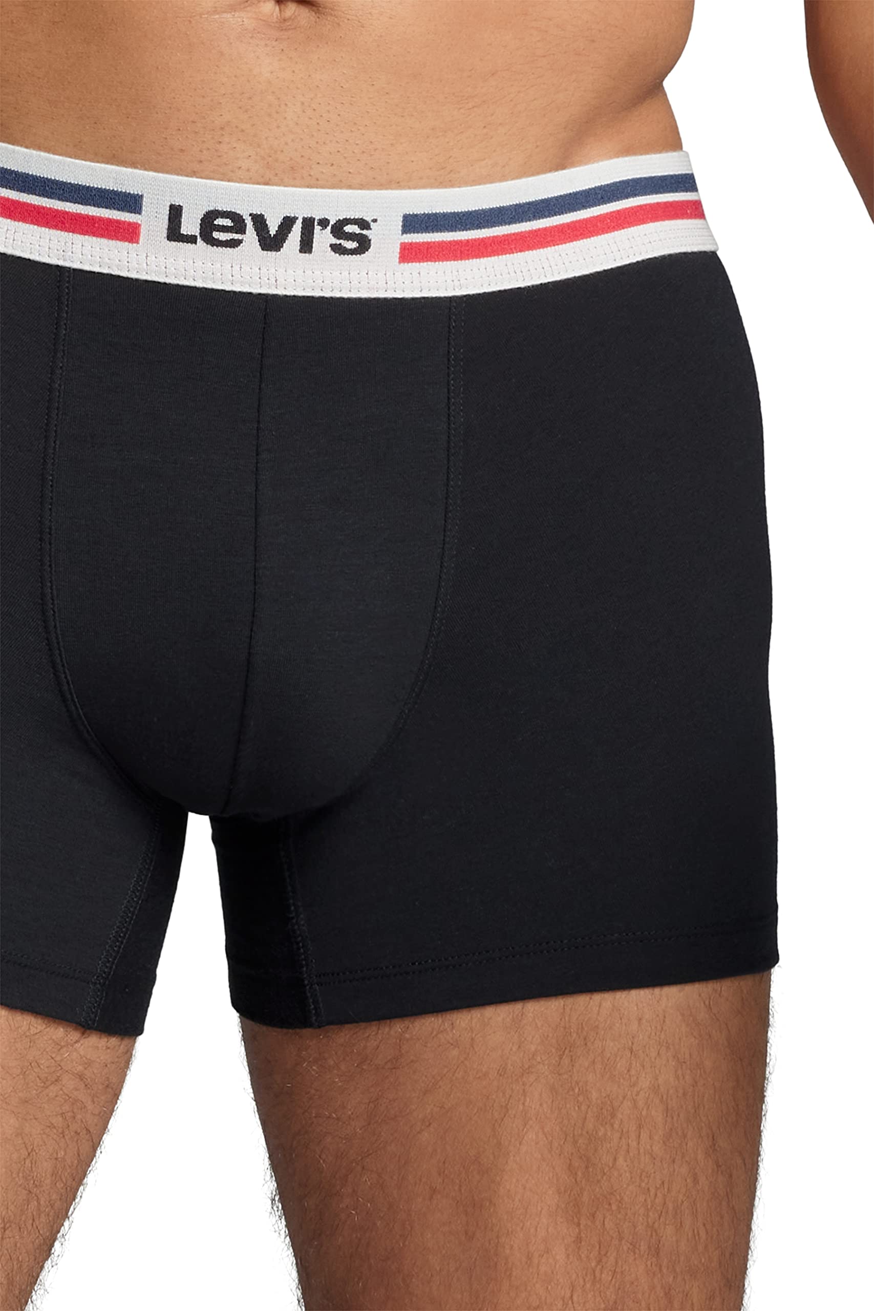 Levi's Męskie bokserki sportowe z logo, Czarny, XXL