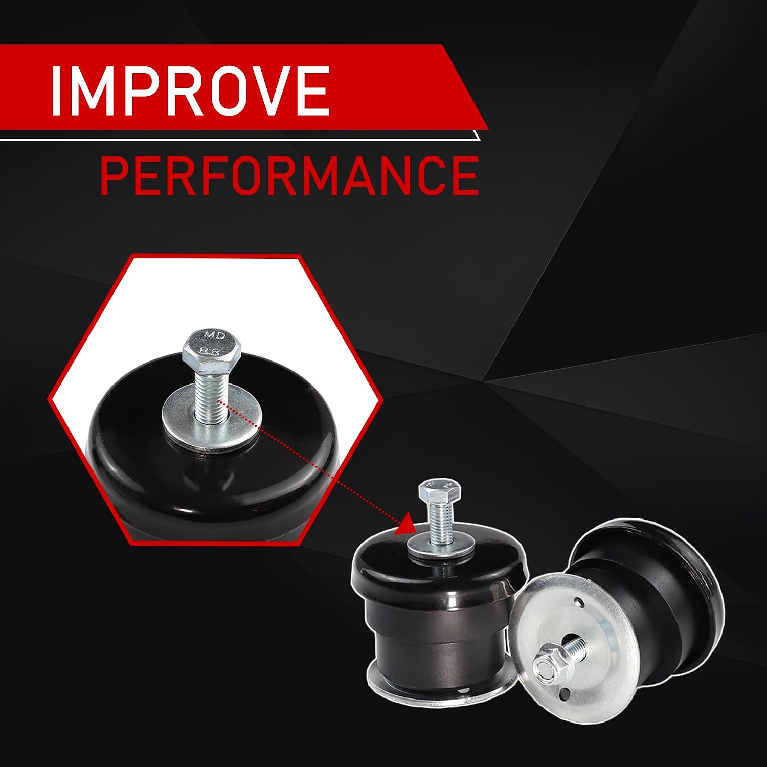 Radiator Support Bushing Body Mount Kit Compatible With Chevy GMC