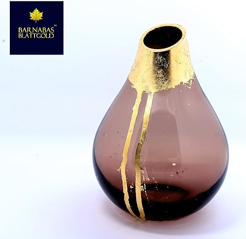 Miniatura 9 de Escamas de Schabin de imitación de hoja de oro, copos de oro para manualidades, arte y decoración del hogar, fácil de aplicar y de larga duración