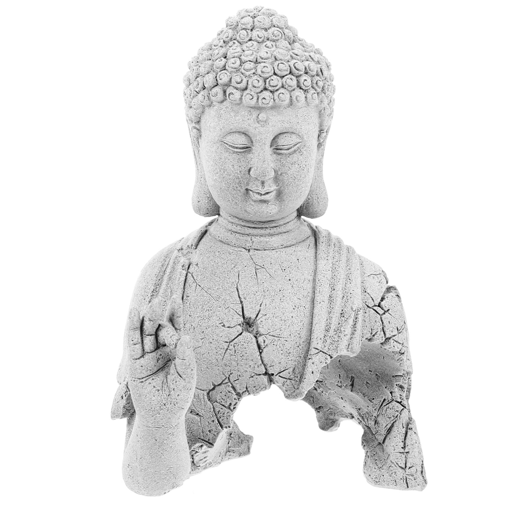 TOYANDONA Statue pour Aquarium Sculpture Décorative Antique Ornement Zen pour Décoration Intérieure Extérieure
