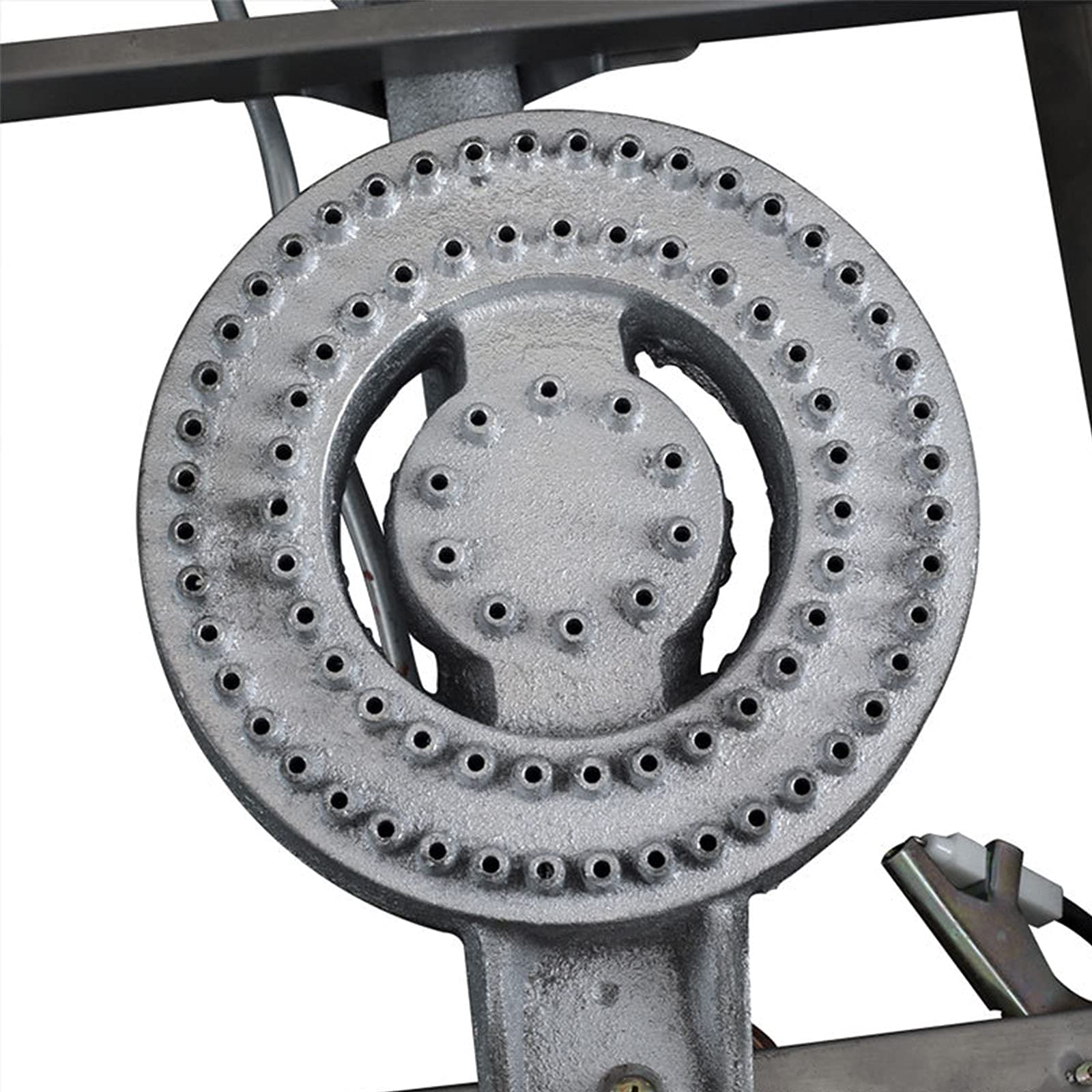 Friggitrice a Gas Professionale, friggitrice semiprofessionale, Serbatoio Olio Singolo da 10 Litri, Potenza di Fuoco Regolabile, friggitrice GPL in Acciaio Inox, Facile da Pulire