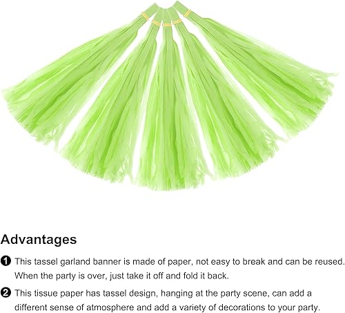 Vista 151 de MECCANIXITY 15Pcs Dark Purple Tassel Garland Banner with Rope Tissue Paper Tassels Party DIY Kits for Anniversary Wedding Birthday Party