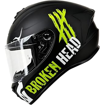 Broken Head Motorradhelm Adrenalin Integralhelm Therapy 4X Leichter Sportlicher Helm F r Einsteiger & Alltag Racing-Design