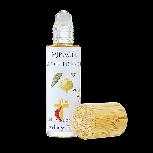 Miniatura 4 de Aceite de unción milagrosa de incienso y mirra para protección contra ataques espirituales, ojos malvados, etc. Botella enrollable de vidrio