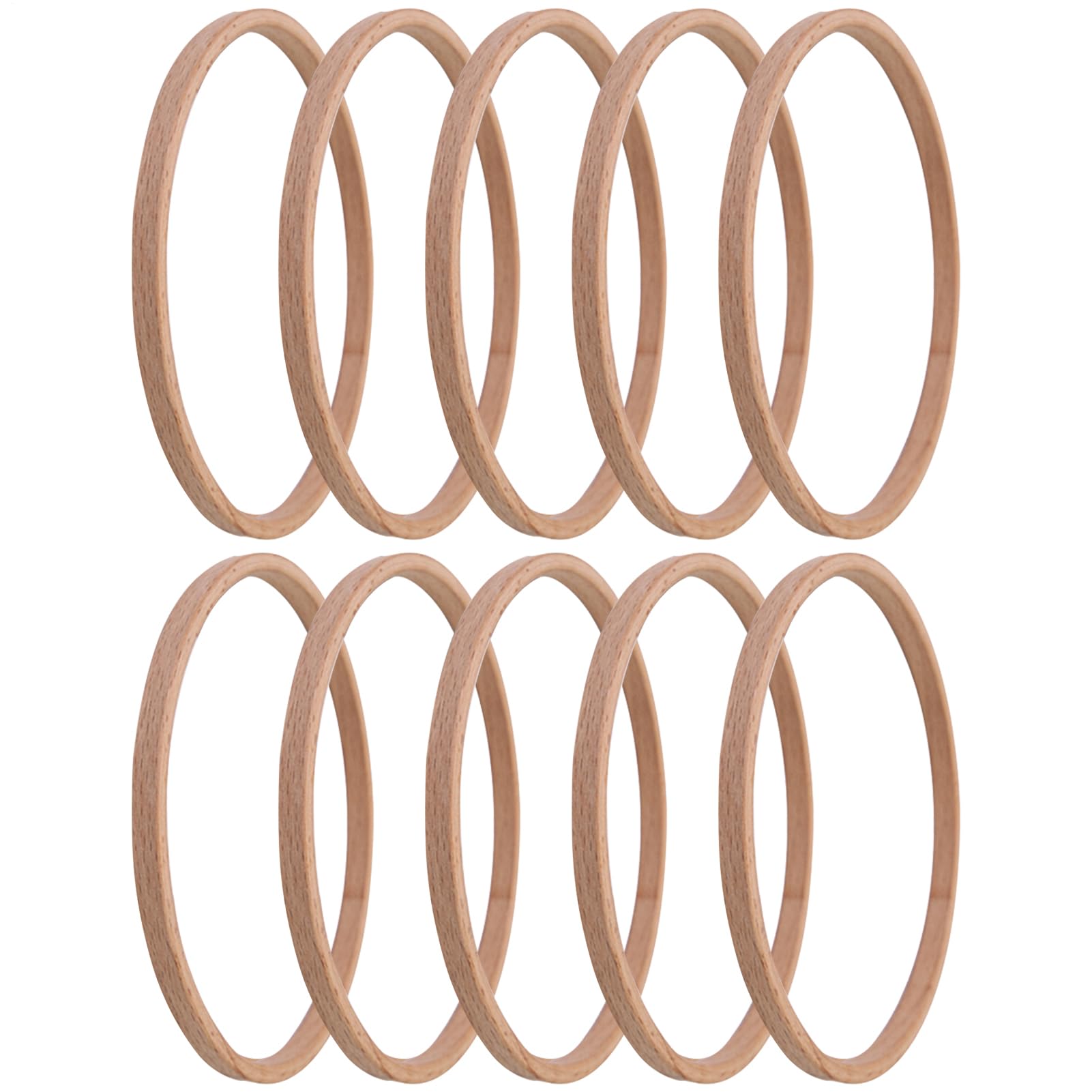 Aros de atrapasueños redondos y resistentes, juego de marcos simétricos de 9,5 cm