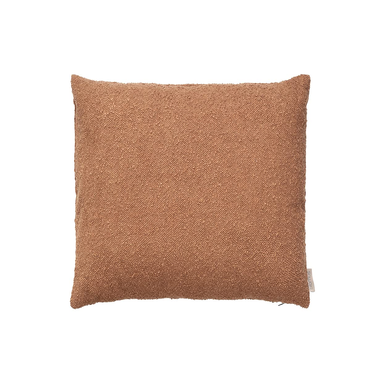blomus Kissenbezug Boucle | 50 × 50 cm | Farbe Rustic Brown | strukturierter Stoff