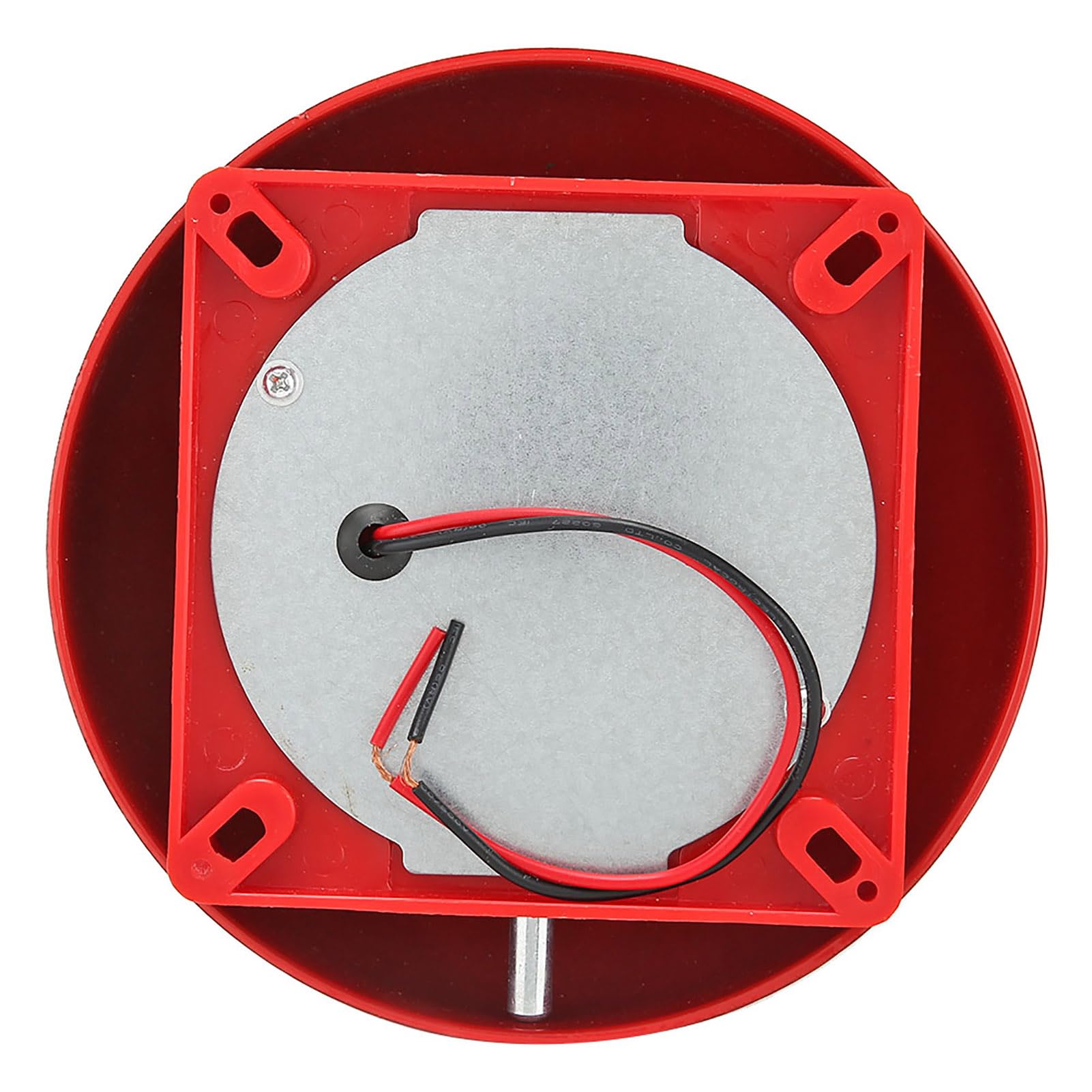 Cloche d'Alarme Incendie Intérieure en Acier Inoxydable 12V 6 Pouces (Technologie de Galvanoplastie, Coque en Carbure) Sonnette d'Alerte Feu Corrosion Résistante