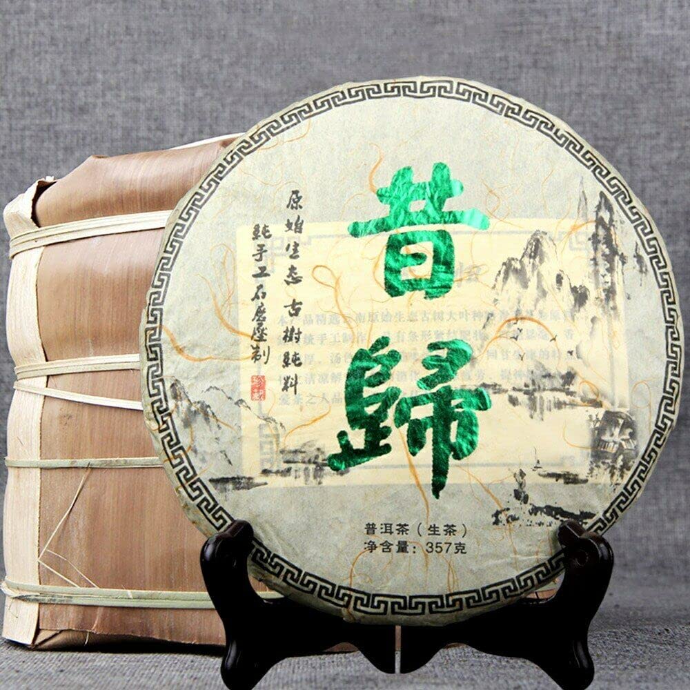 Tè Sheng Puerh tradizionale fatto a mano Yunnan Xigui Mountain Cha Puer 357g