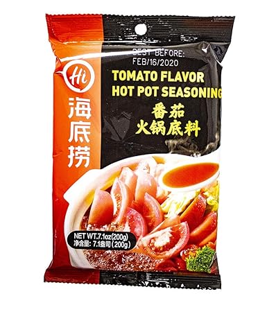 Amazon Com Haidilao Hot Pot Seasonings 海底捞火锅底料 蘸料 Tomato 番茄