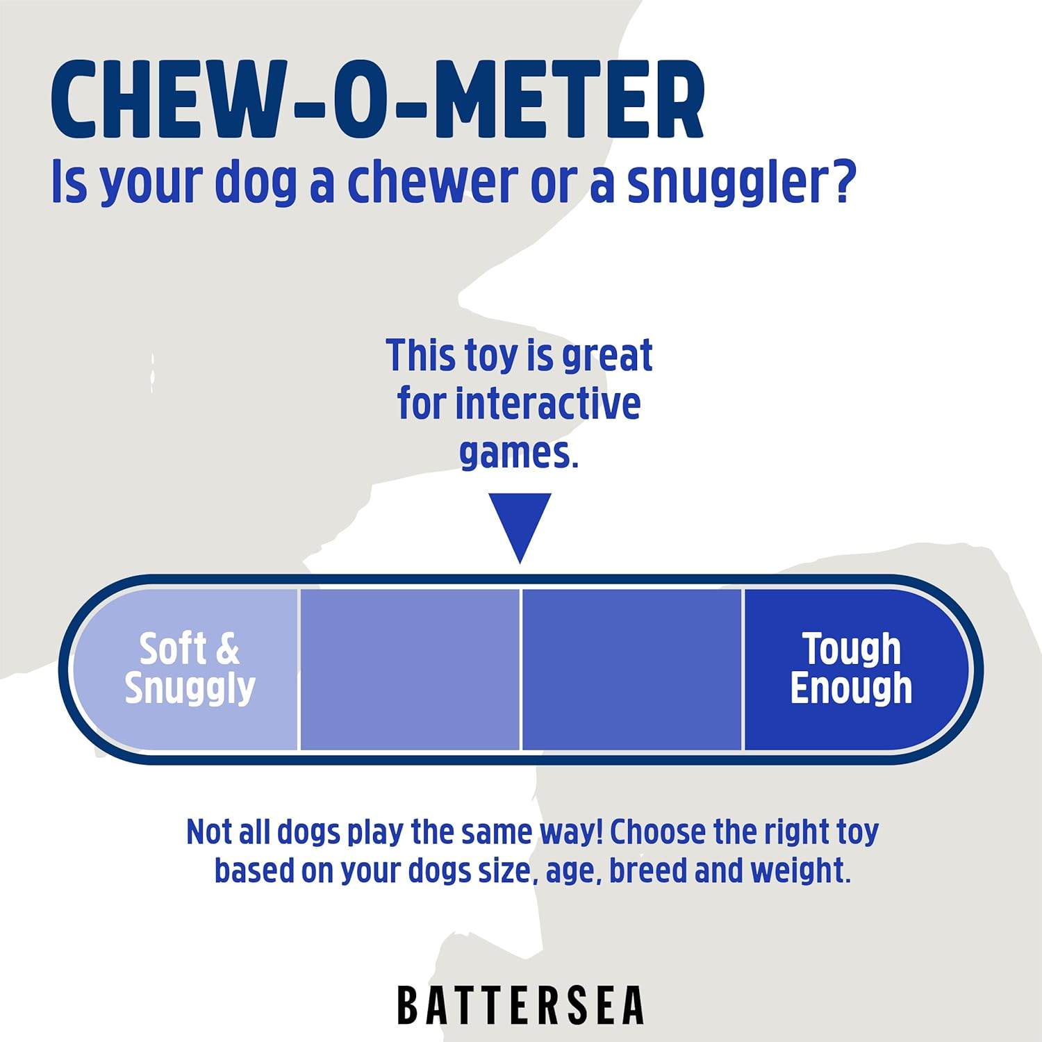 Rosewood Battersea Foam Flyer, Frisbee Dog Toy, 23.5cm x 23.5cm,Blue