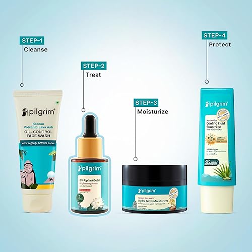 Miniatura 9 de Pilgrim Suero coreano al 2% de alfa arbutina y 3% de vitamina C | Suero facial ligero para tono desigual, piel opaca y aspecto radiante | Fórmula de