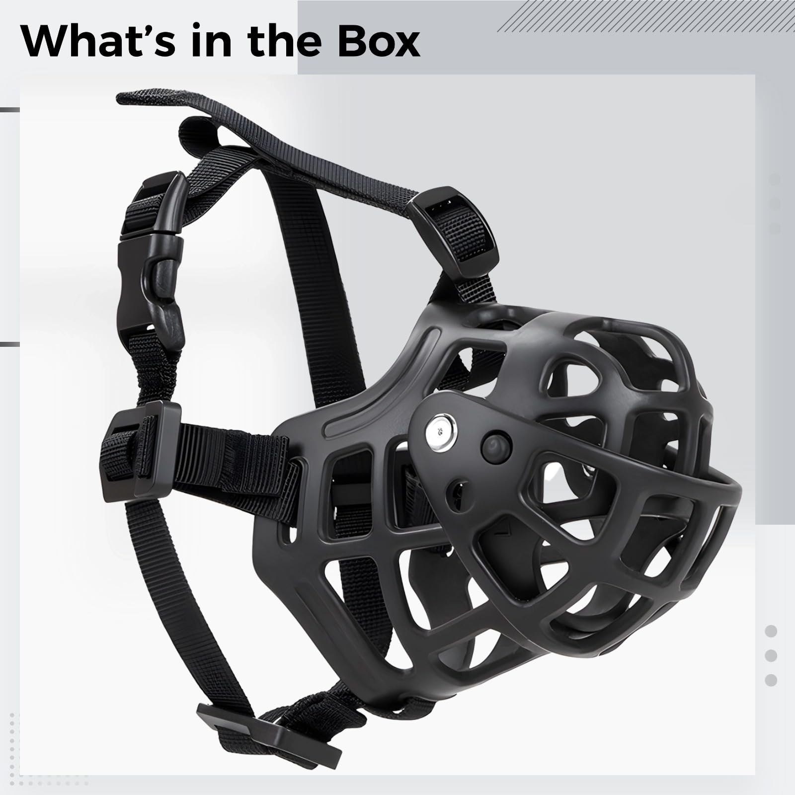 Muselière XXL pour Chien, Panier à Sangles réglables, Conception renforcée Anti-Fuite, Permet de haleter et de Boire, pour Grands Chiens comme Les Golden Retrievers