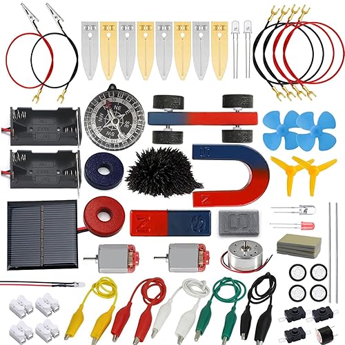 STEM Science Kit, Magnets Learning,Basic Circuit Learning,Fruit Battery Experiment,Green Alternative