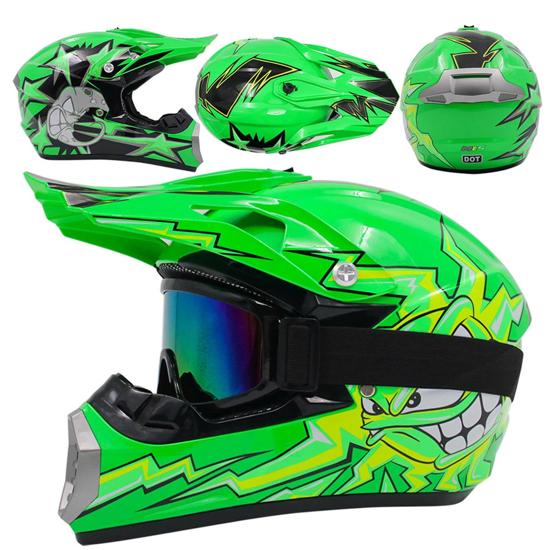 Casco de moto Cross infantil, casco motocross mujer hombre, adulto cascos ciclismo integrales para motocicleta cascos AVT MX cascos moto de cross quad bike bicicleta de montaña