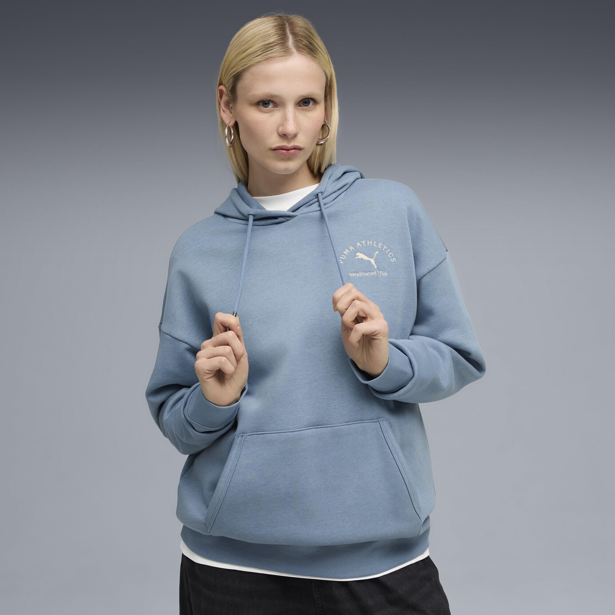 PUMA Unisex Class Relaxed Hoodie FL Hoodies (Pack of 1)