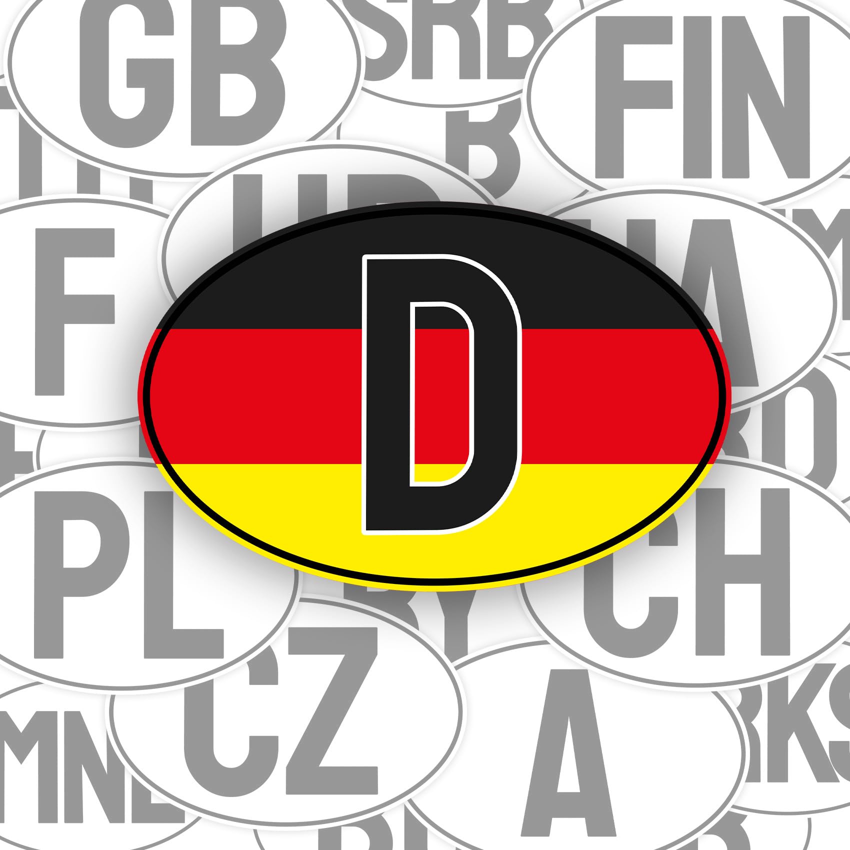 10cm! Aufkleber-Folie Wetterfest Made IN Germany Dänemark Denmark UV - Foto 6