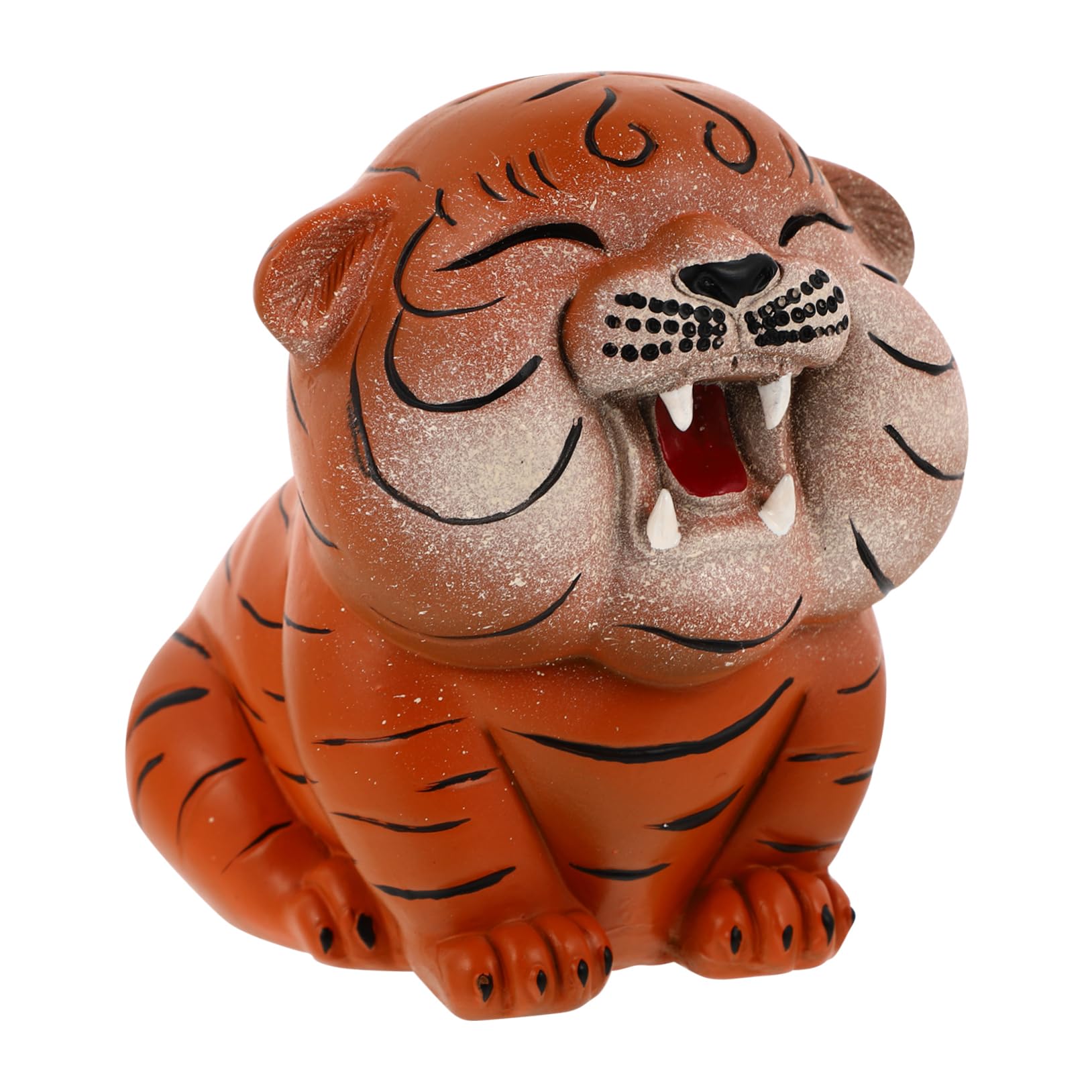 minkissy Kreative Tiger Spardose aus Keramik mit Funktionaler Münzaufbewahrung und Dekorativem Charme Geschenk zum Neujahr und Hübsche Schreibtischdekoration für Kinder