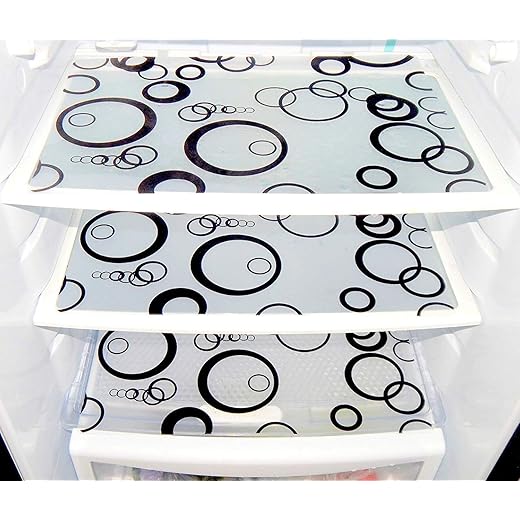 FACTCORE Refrigerator Drawer Mat Set of 6 (12 x 17 in)
