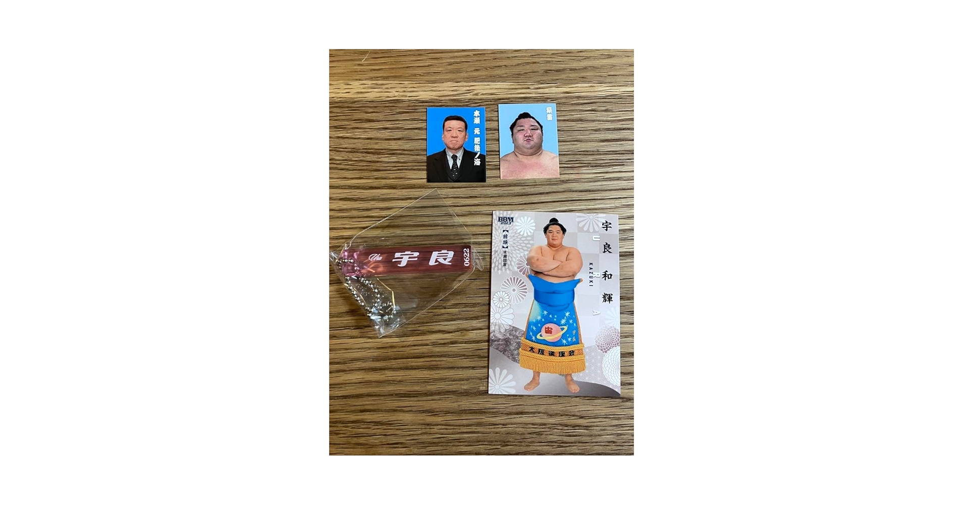 Amazon.co.jp: 大相撲 宇良関 木瀬部屋 大相撲ガチャ 証明写真
