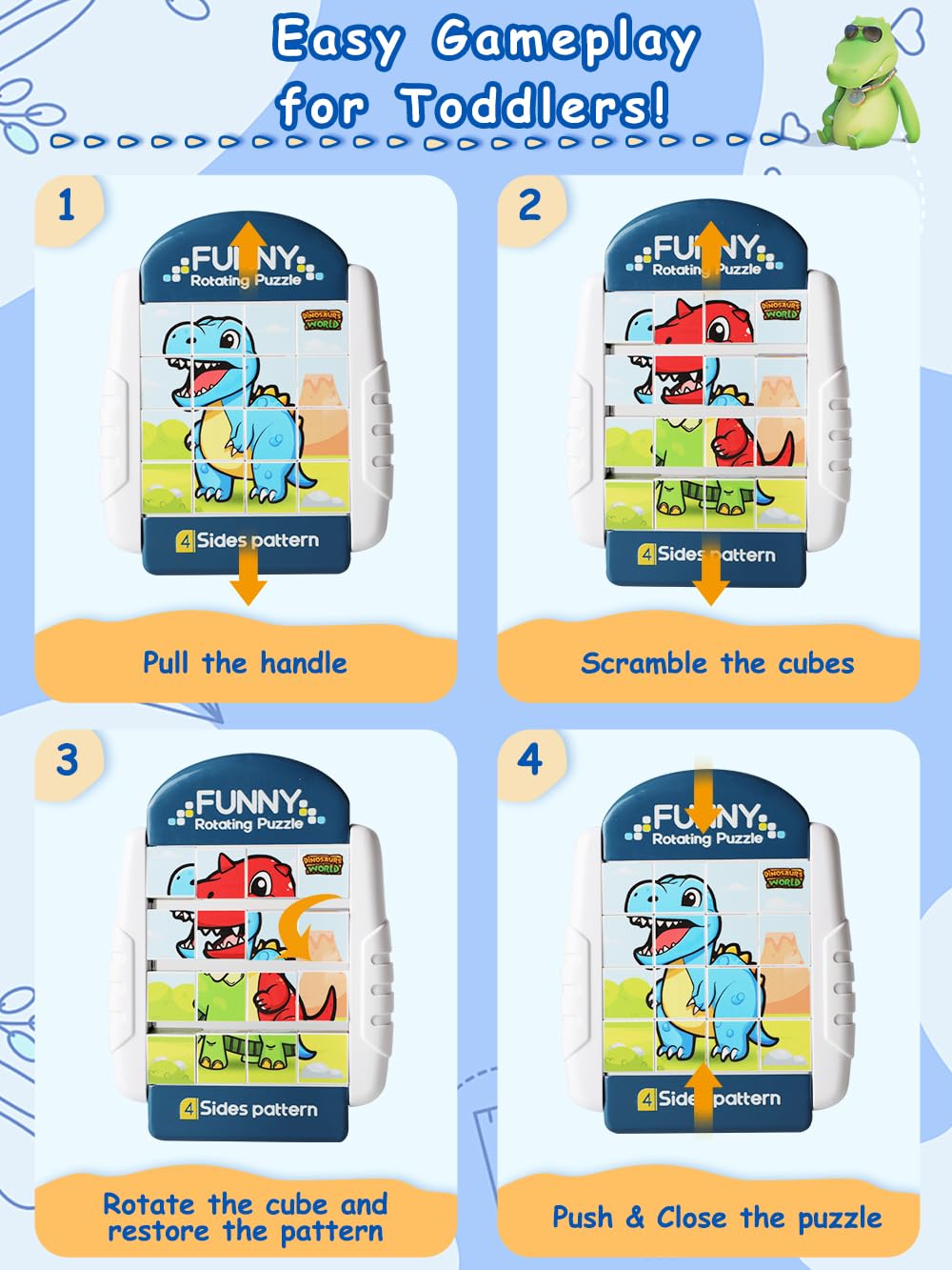 Fullware 16psc Roatating Puzzle for Toddlers (Specialized Vehicle) - Image 2