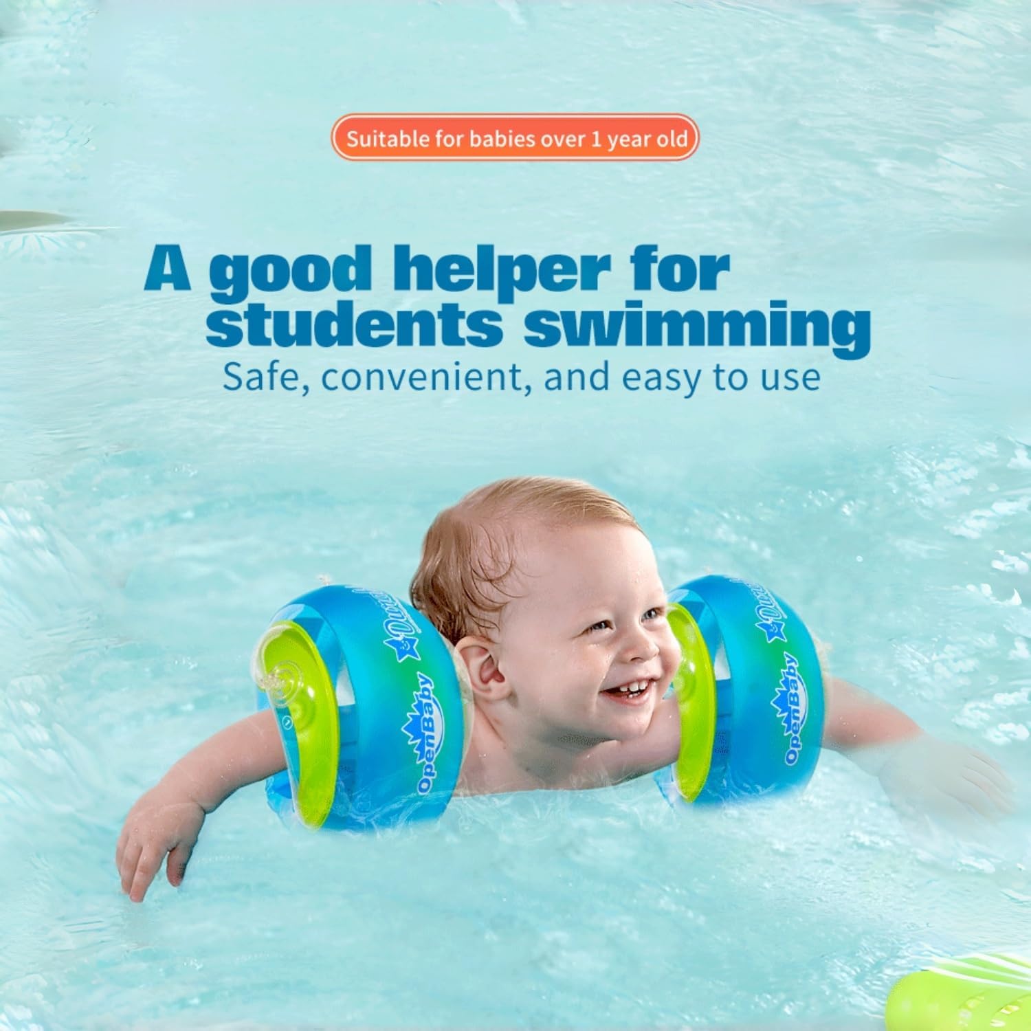 Arm Floaties Water Wings for Swimming with 3 Separate Airbags, Safe Pool Floats & Swim Ring for Children and Adults, Ideal for Pools, Beaches, Lakes & Swim Lessons