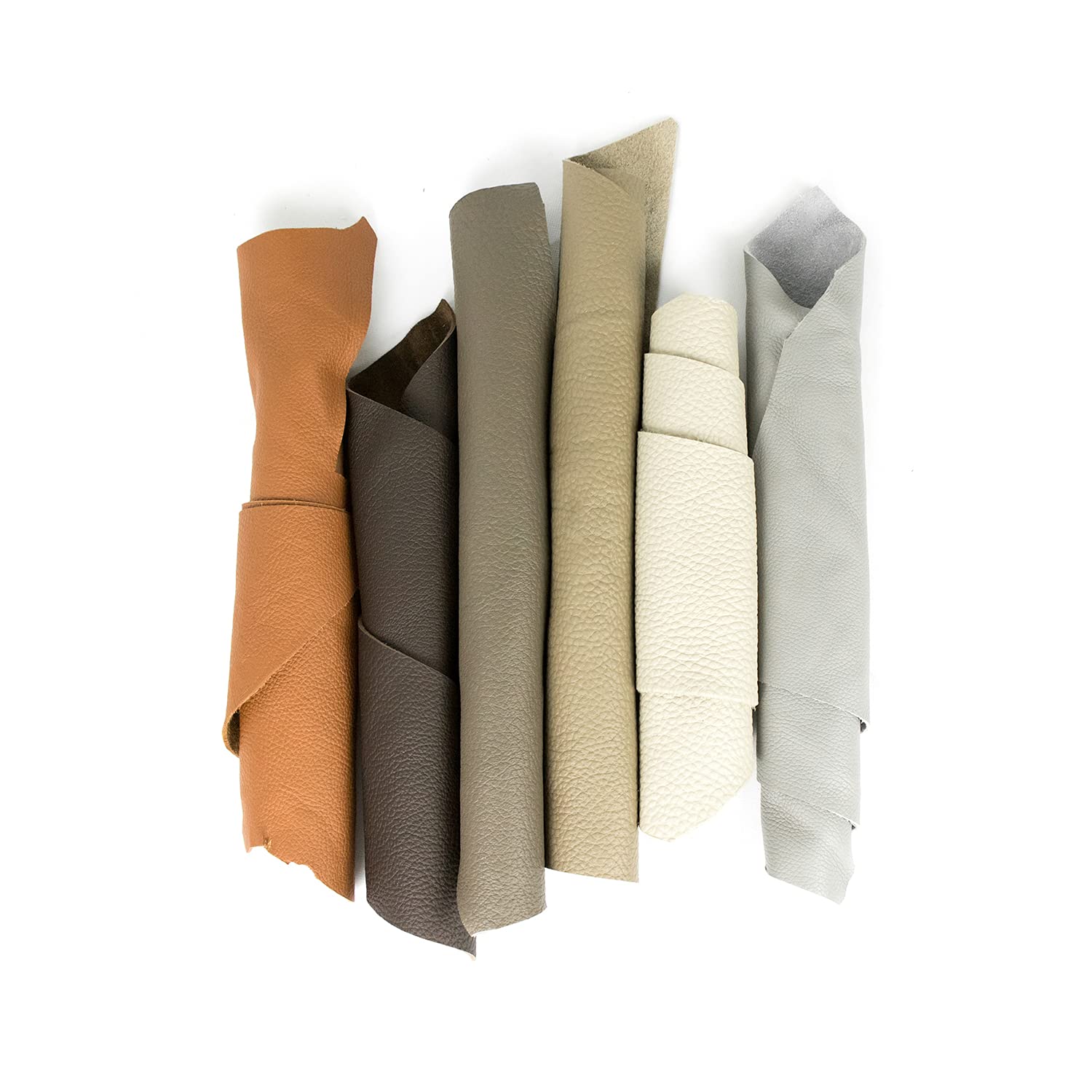 P17 - Classic | Set 1 kg Ritagli di Vera Pelle | Colori Misti Classici | Dimensioni Miste | Resti da Produzione Artigianale, Assortiti, Pezzi di Vera Pelle |
