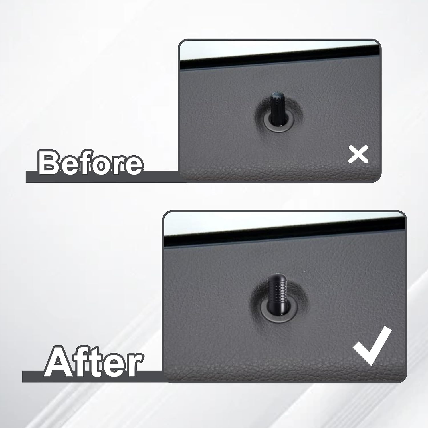 2PCS Door Lock Rod Knob Door Locking Pin Pull Button Fit for Honda Accord 2003-2007 for Honda Odyssey Touring 2005-2010 for Acura TL TSX 2004-2008 Replace 72137-SDA-A00ZA