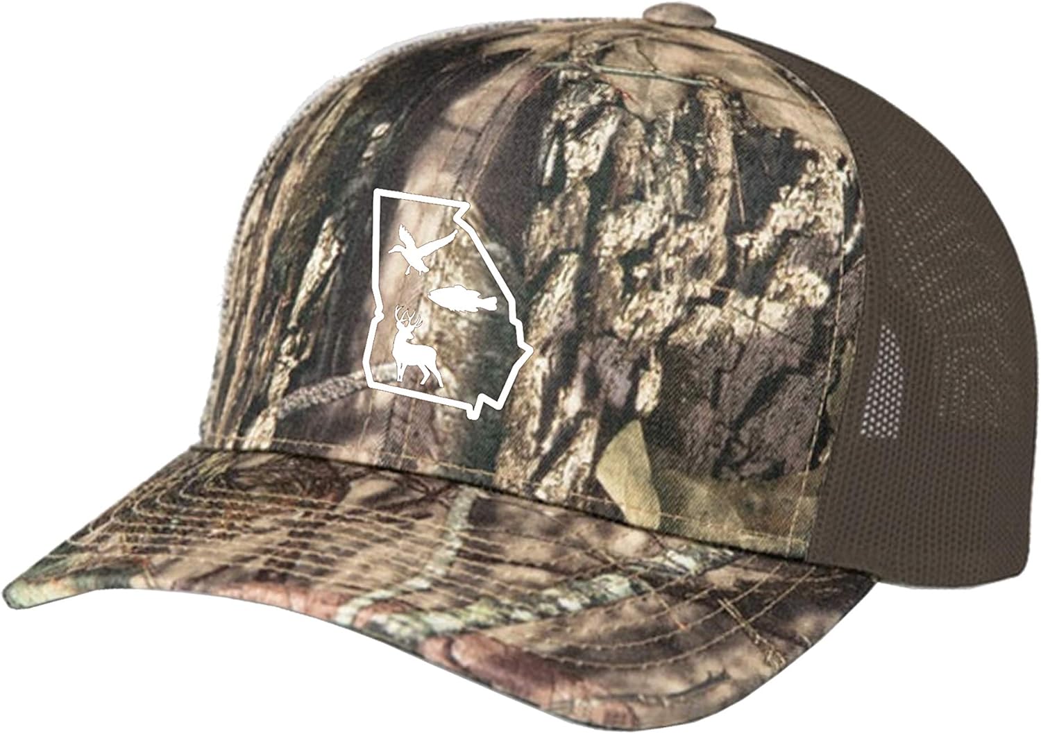 It's All About The South Georgia Outline with Wildlife Animals Mesh Back Trucker Hat