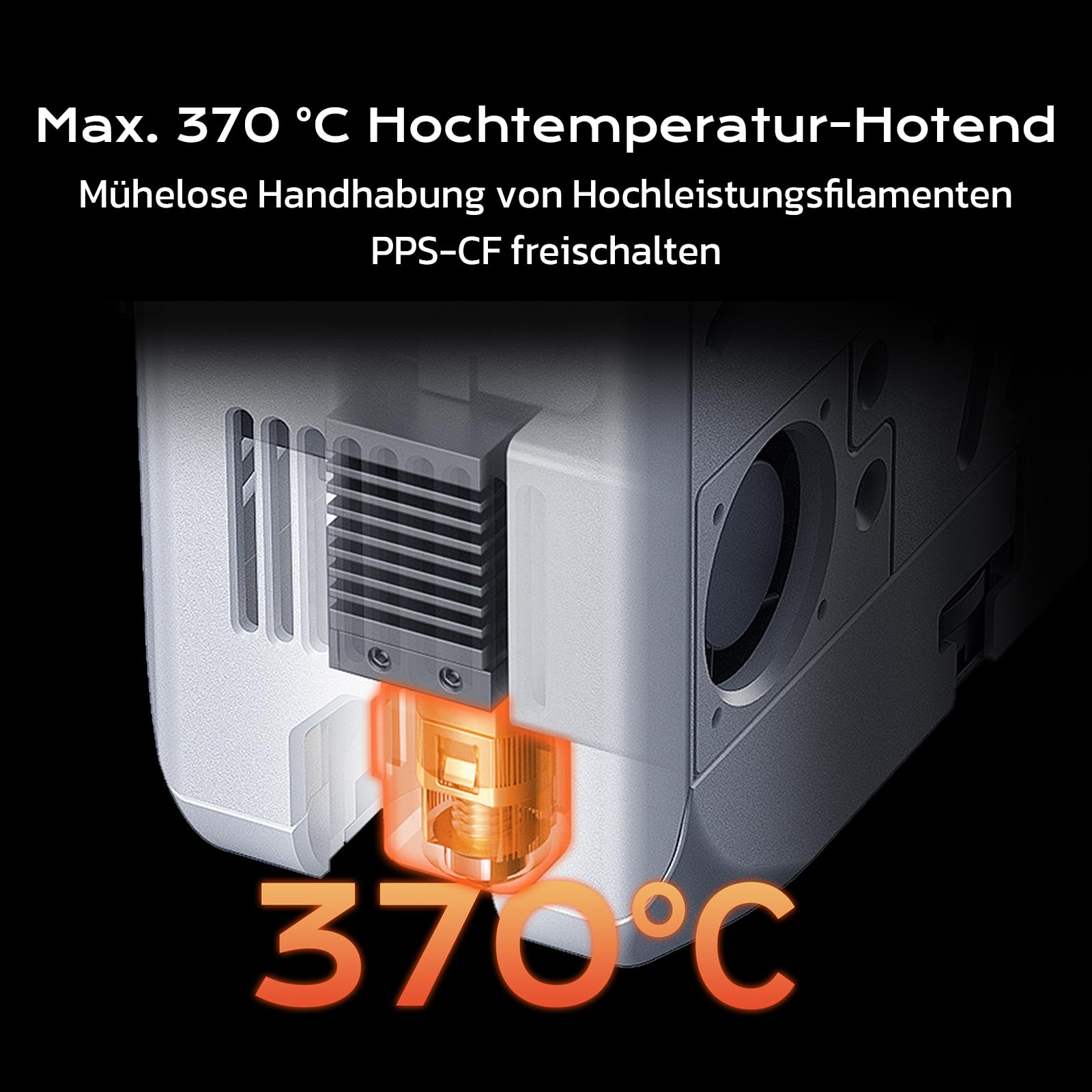 QIDI Q2 3D-Drucker, FDM 3D Drucker, 370°C Düsentemperatur, 65°C Beheizte Kammer, 3-in-1-Luftfilterung, 600 mm/s Höchstgeschwindigkeit, AI-Kamera, Auto-Leveling, 270x270x256mm Bauraum