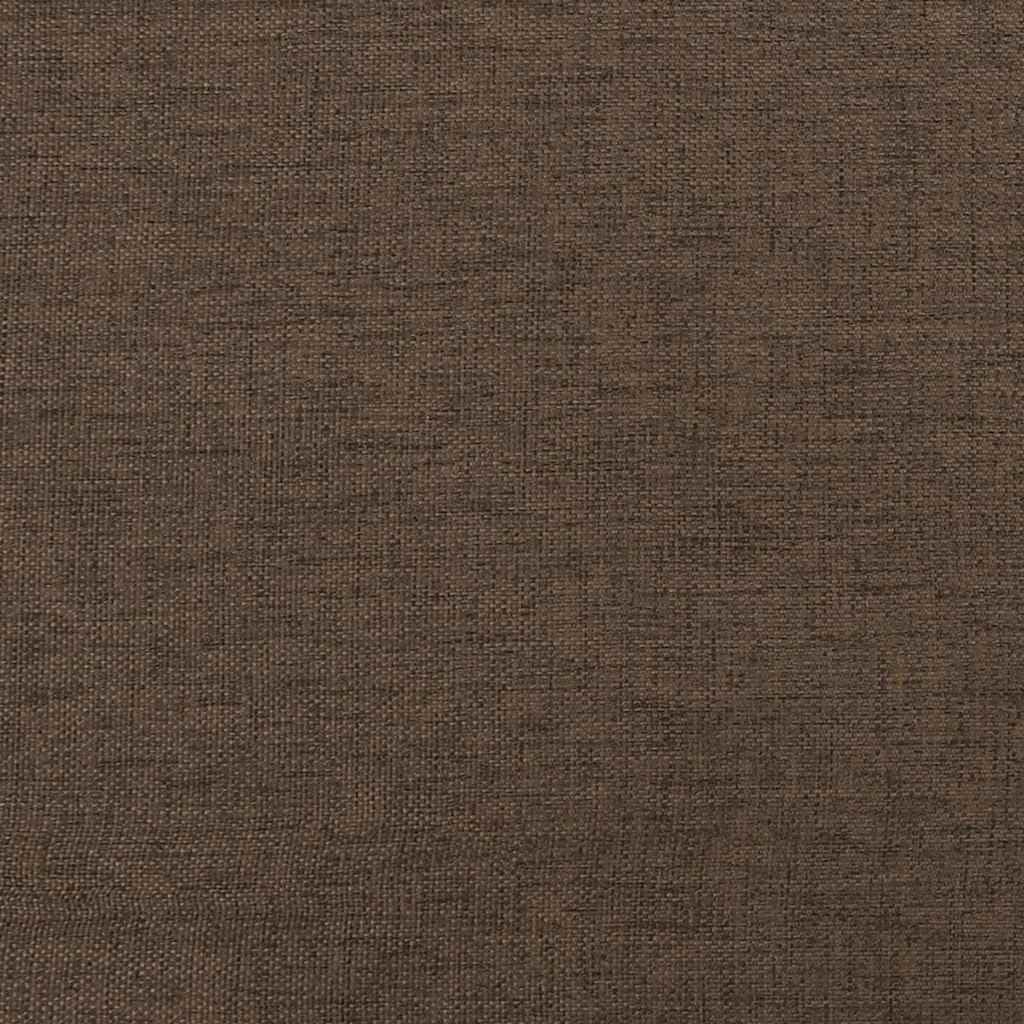 Panca marrone in tessuto, 100 x 35 x 41 cm, imbottita, con vano portaoggetti e patta per corridoio, corridoio, camera da letto, soggiorno, come scarpiera e ripiano, salvaspazio e versatile