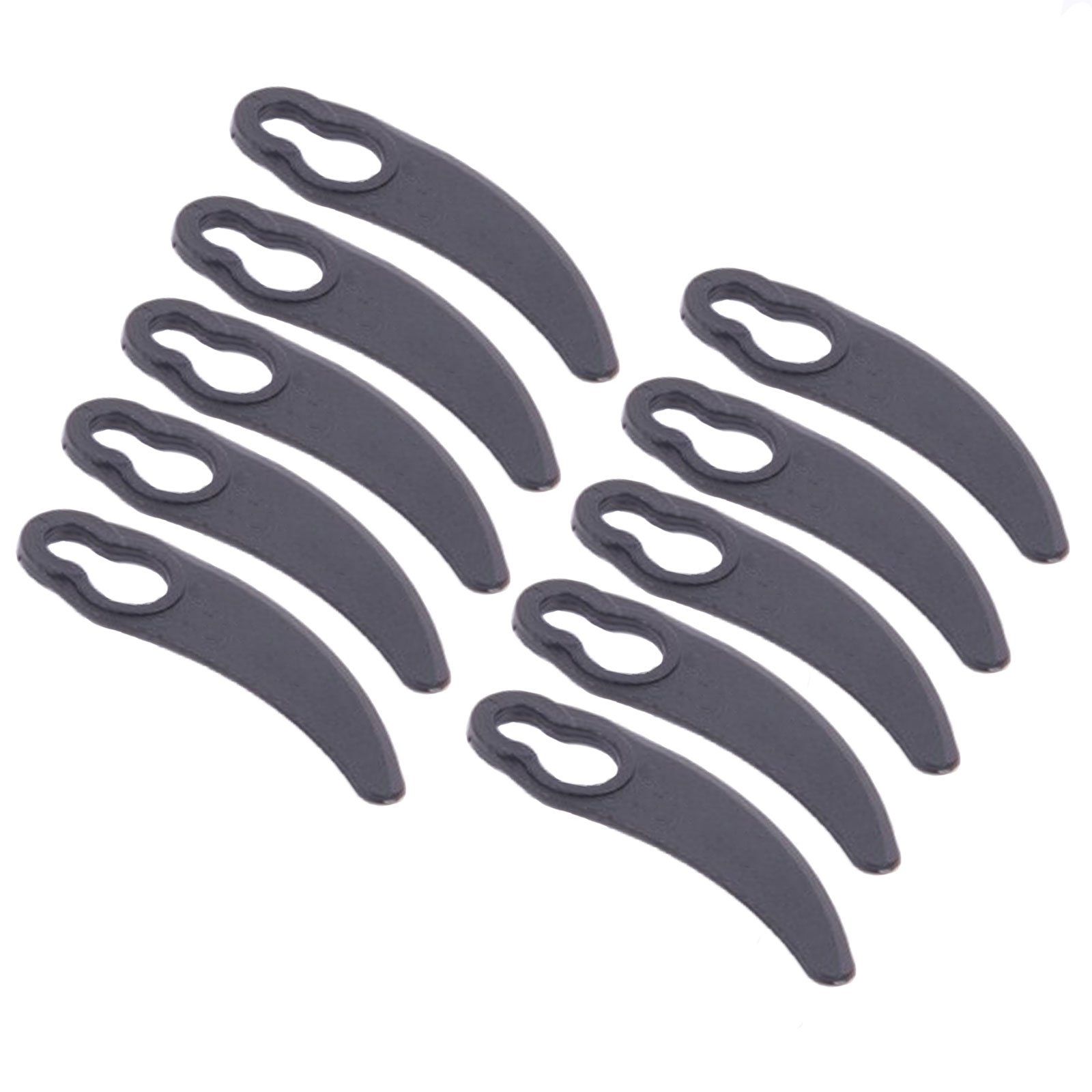 First4sparesPremium Grade Plastic Lawnmower Blades for Powerbase & Power Devil Lawnmowers - Pack of 10