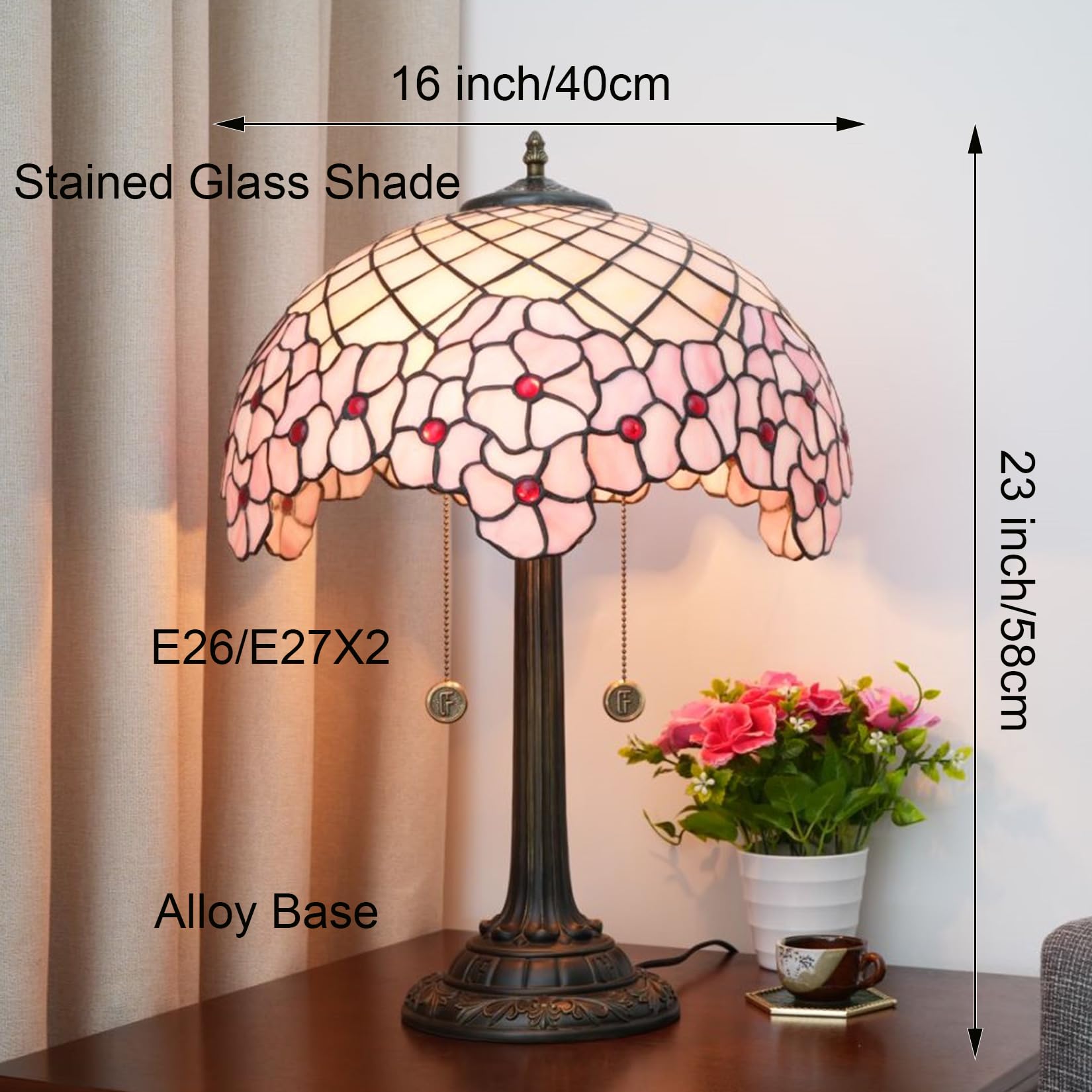 errzom Cherry Blossom Tiffany Lamp 23