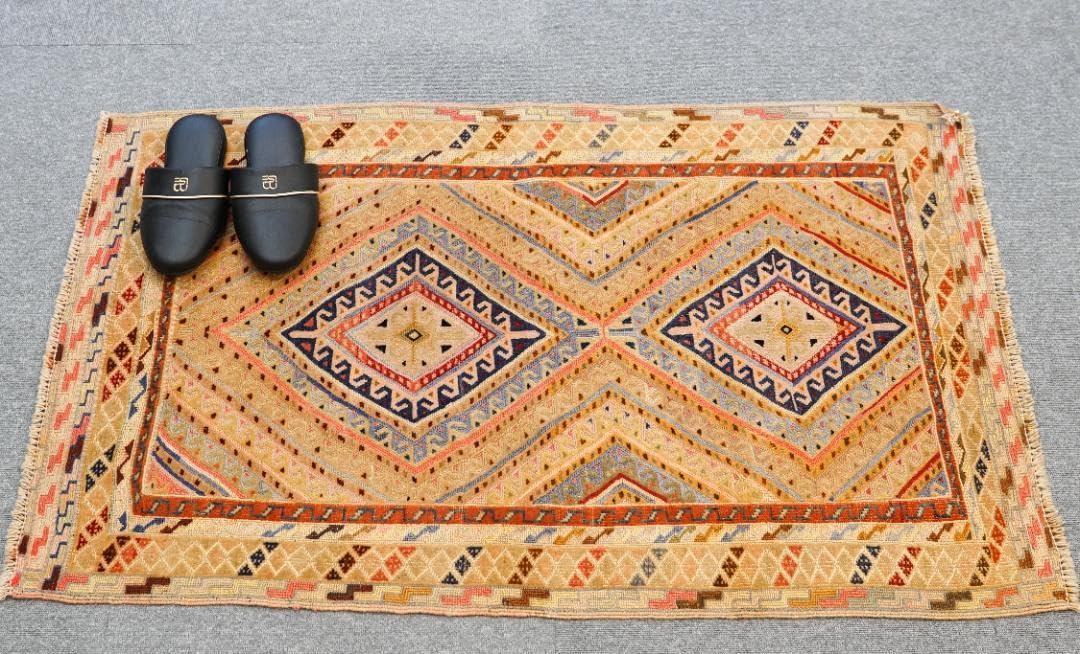 アフガニスタン キリム トライバルラグsize:120cm × 80cm